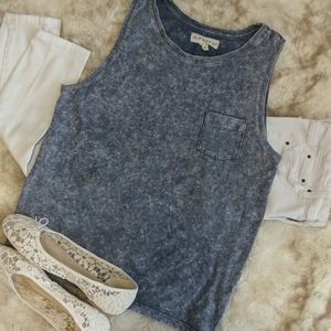 Comfy Blue Marbled Tank